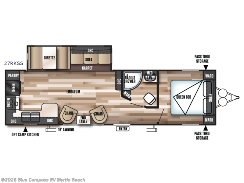 Used 2018 Forest River Wildwood 27RKSS available in Myrtle Beach, South Carolina