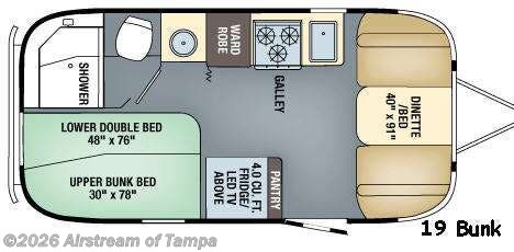 Used 2016 Airstream Flying Cloud 19 Bunk available in Dover, Florida