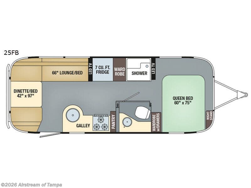 Used 2018 Airstream International Signature 25FB available in Dover, Florida