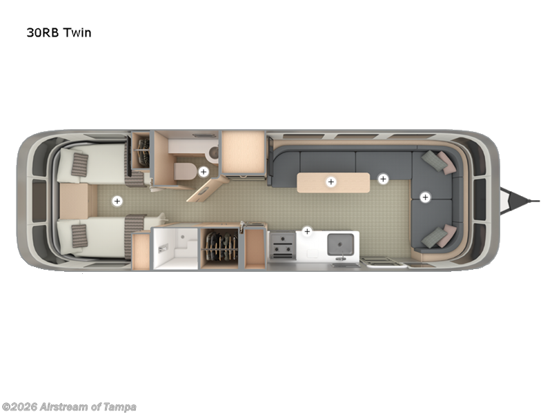Used 2025 Airstream Globetrotter 30RB Twin available in Dover, Florida