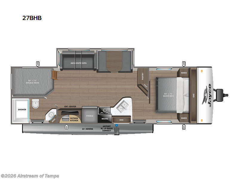Used 2023 Jayco Jay Feather 27BHB available in Dover, Florida