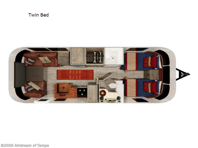 New 2026 Airstream  Stetson + 6666 Special Edition Twin Bed available in Dover, Florida