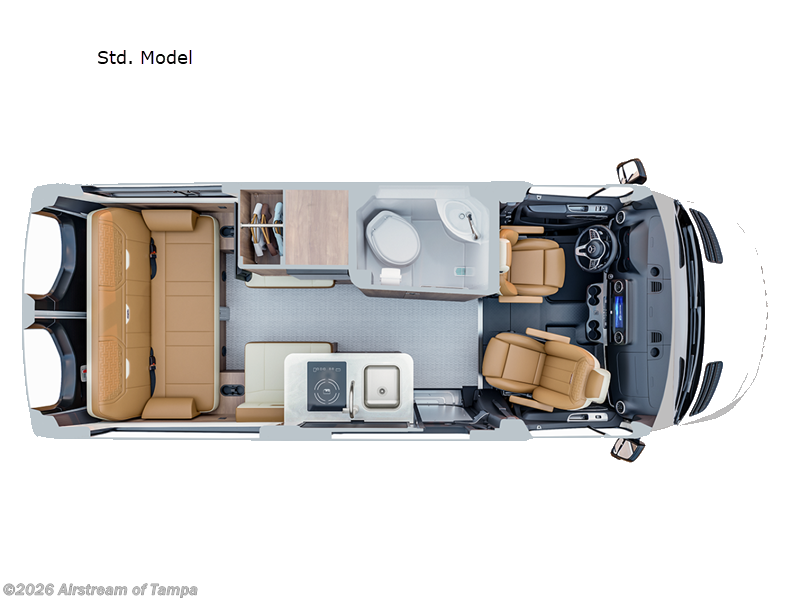 New 2026 Airstream Interstate 19GTX Std. Model available in Dover, Florida