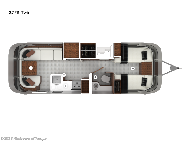 Used 2025 Airstream Globetrotter 27FB Twin available in Dover, Florida