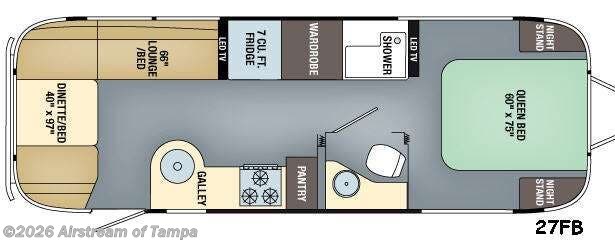 Used 2017 Airstream Flying Cloud 27FB available in Dover, Florida