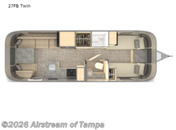 New 2027 Airstream Flying Cloud 27FB Twin available in Dover, Florida