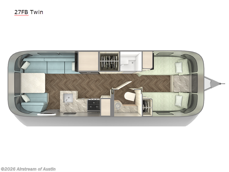Used 2022 Airstream International 27FB Twin available in Buda, Texas