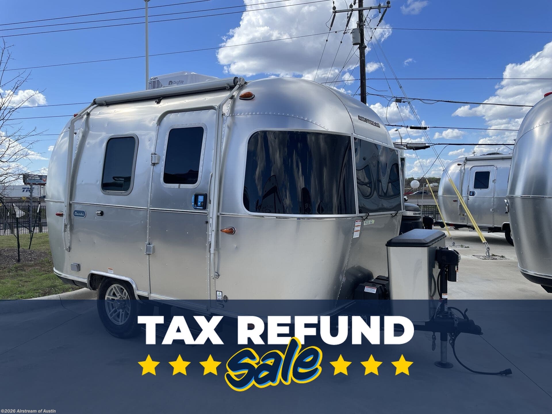 New 2026 Airstream Bambi 16RB available in Buda, Texas