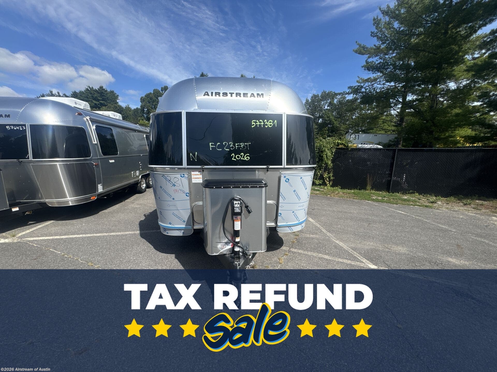 New 2026 Airstream Flying Cloud 23FB Twin available in Buda, Texas