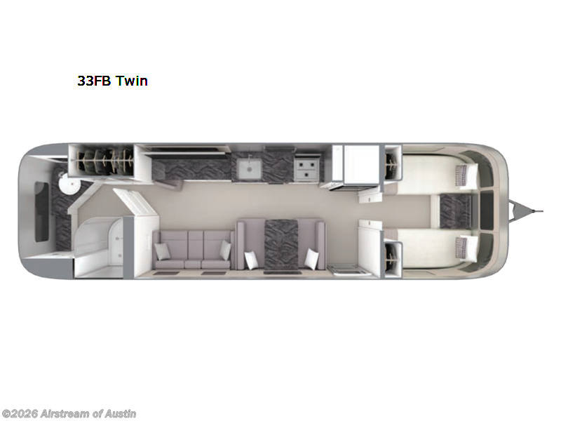 Used 2023 Airstream Classic 33FB Twin available in Buda, Texas