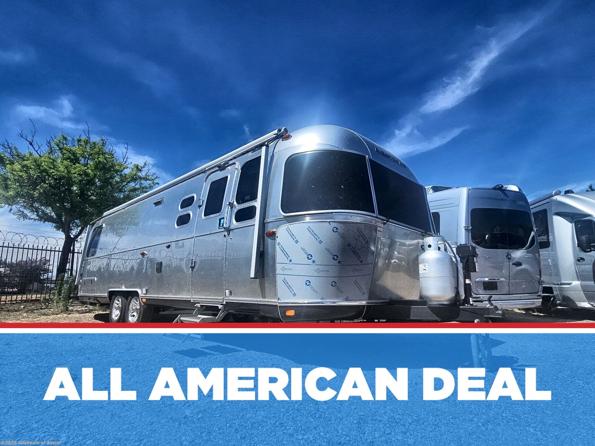 New 2026 Airstream Classic 30RB Twin available in Buda, Texas