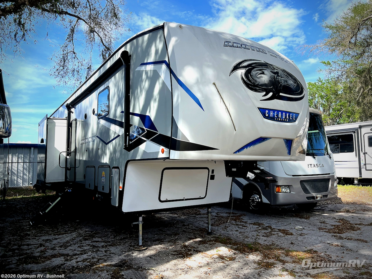 Used 2023 Forest River Cherokee Arctic Wolf Suite 3770 available in Bushnell, Florida