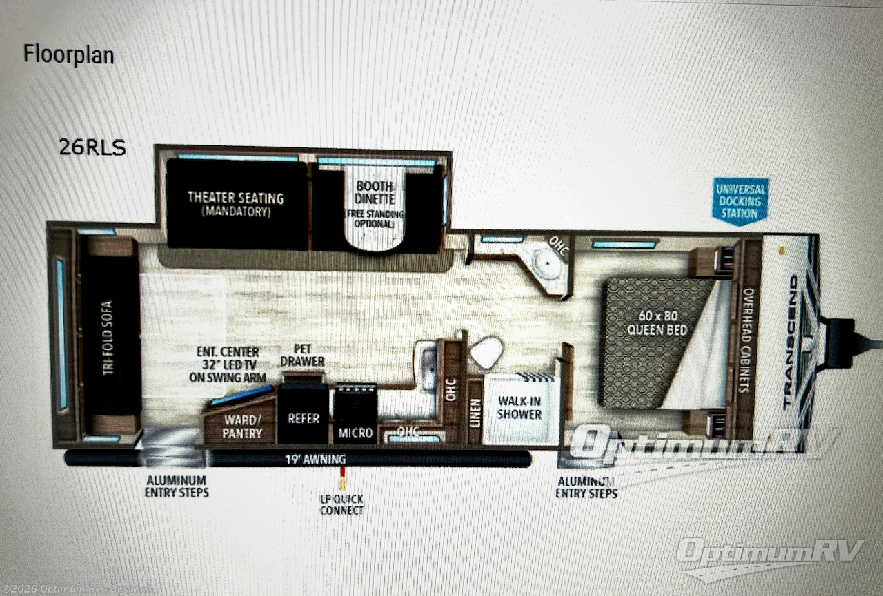 Used 2019 Grand Design Transcend 26RLS available in Bushnell, Florida