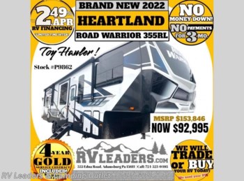 New 2022 Heartland Road Warrior 351 available in Adamsburg, Pennsylvania