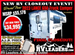 New 2023 Lance TC Short Bed 650 available in Adamsburg, Pennsylvania