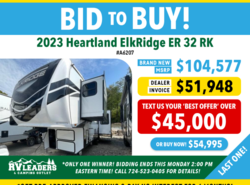 New 2023 Heartland ElkRidge ER 32 RK available in Adamsburg, Pennsylvania