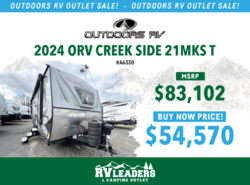 New 2024 Outdoors RV Titanium Series Creek Side 21MKS available in Adamsburg, Pennsylvania