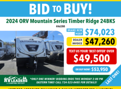 New 2024 Outdoors RV Mountain Series Timber Ridge 24BKS available in Adamsburg, Pennsylvania