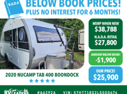 Used 2020 NuCamp TAB 400 Boondock available in Adamsburg, Pennsylvania