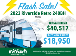 Used 2024 Riverside RV Retro 240BH available in Adamsburg, Pennsylvania