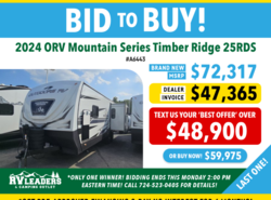 New 2024 Outdoors RV Mountain Series Timber Ridge 25RDS available in Adamsburg, Pennsylvania