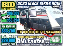 New 2022 Black Series HQ15 Black Series Camper available in Adamsburg, Pennsylvania