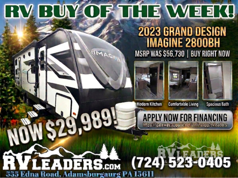 Used 2023 Grand Design Imagine 2800BH available in Adamsburg, Pennsylvania