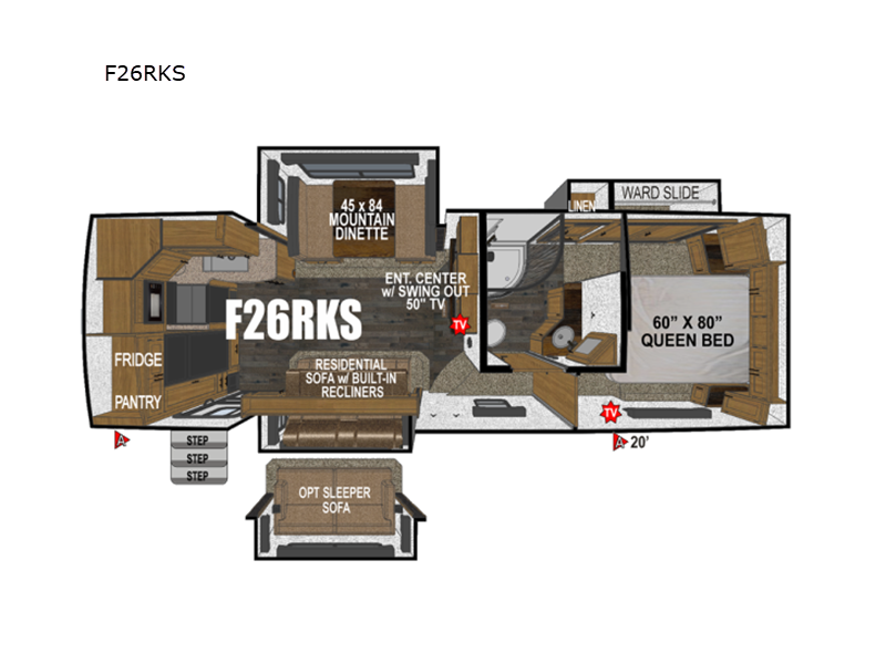 New 2026 Outdoors RV Glacier Peak Titanium Series F26RKS available in Adamsburg, Pennsylvania