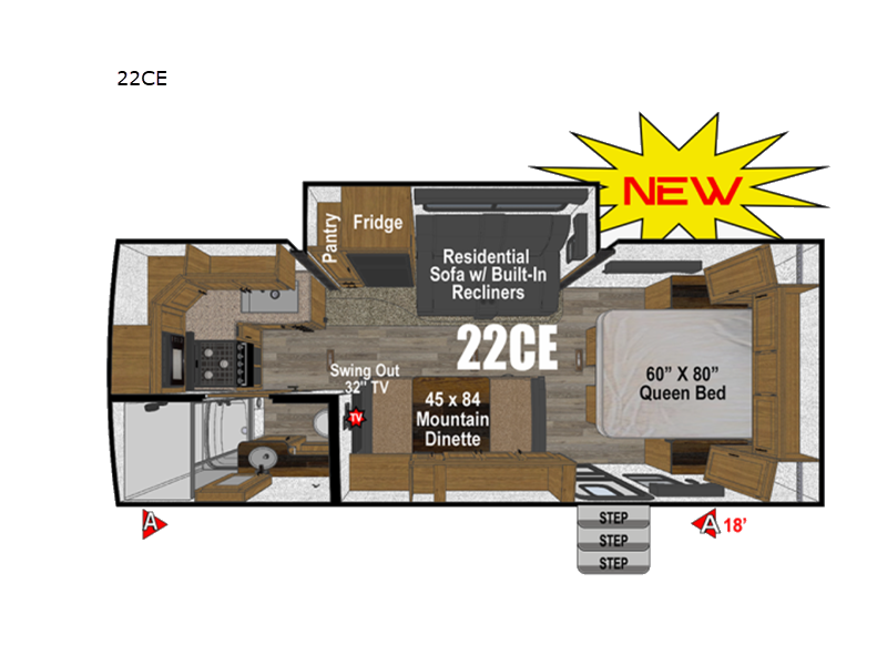 New 2026 Outdoors RV Timber Ridge Titanium Series 22CE available in Adamsburg, Pennsylvania