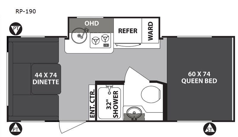Used 2019 Forest River  R Pod RP-190 available in Adamsburg, Pennsylvania