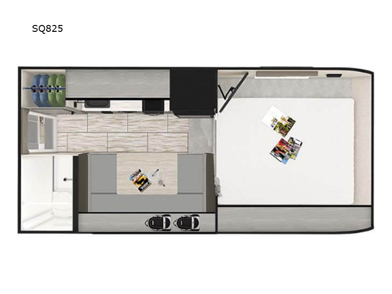 New 2026 Lance Squire Truck Campers SQ825 available in Adamsburg, Pennsylvania