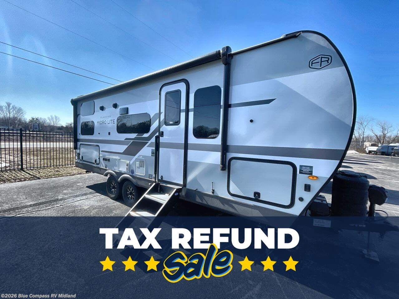 New 2026 Forest River Flagstaff Micro Lite 25BRDS available in Midland, Michigan