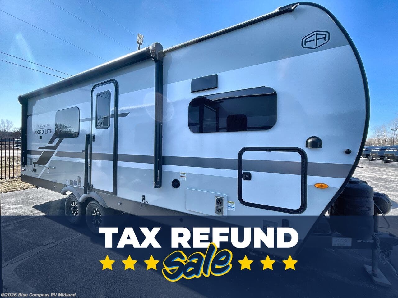 New 2026 Forest River Flagstaff Micro Lite 25MBR available in Midland, Michigan