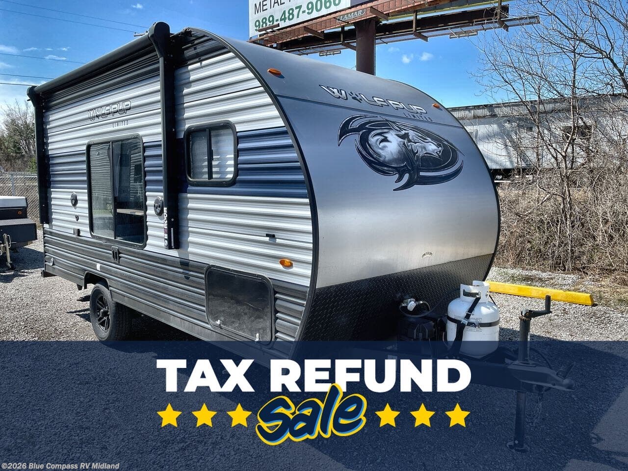 Used 2022 Forest River Cherokee Wolf Pup Black Label 14CCBL available in Midland, Michigan