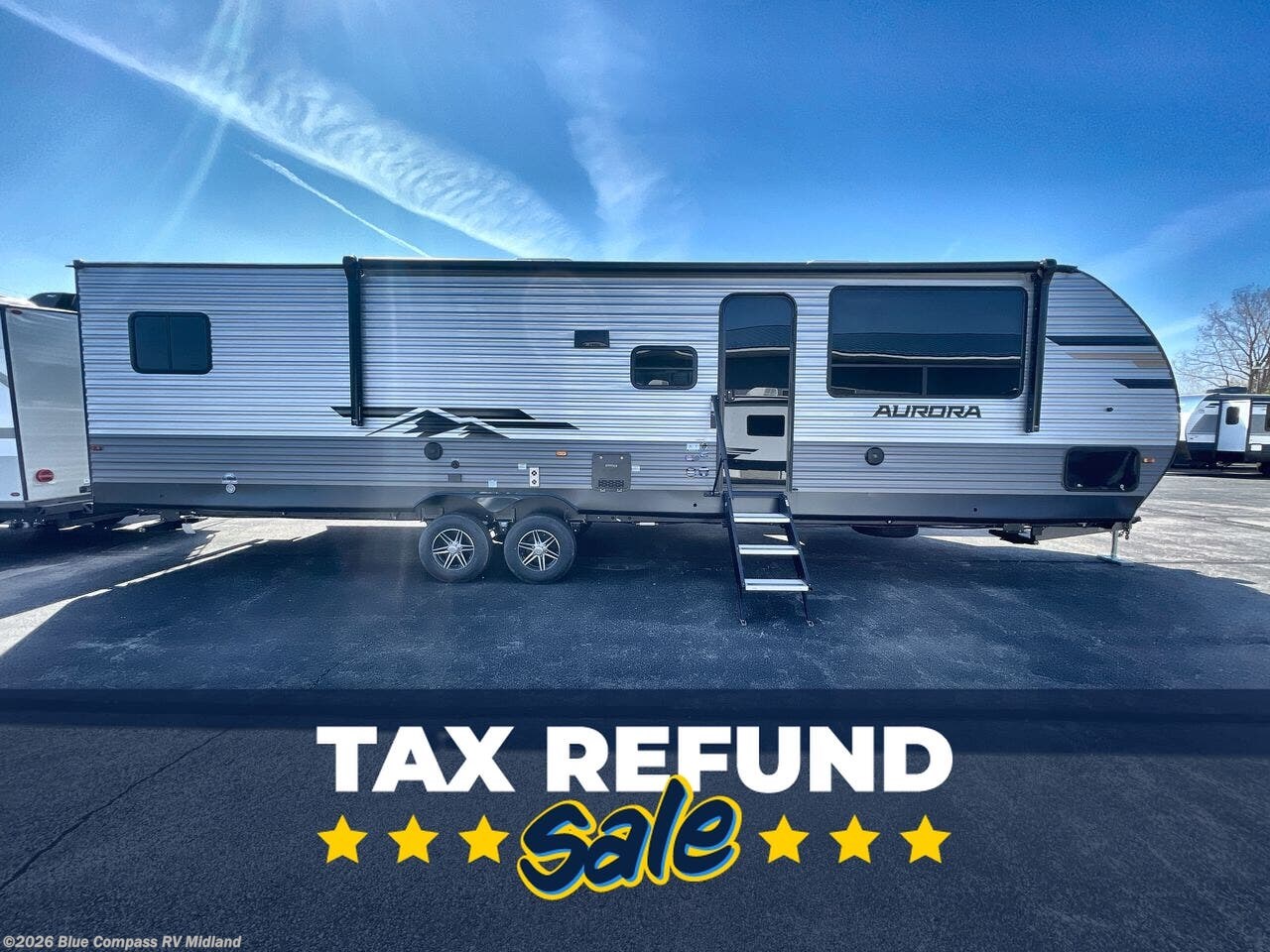 New 2026 Forest River Aurora 34BHTS (2 Queen Beds) available in Midland, Michigan