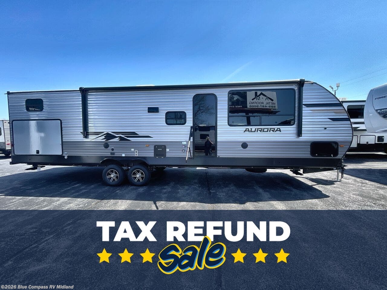 New 2026 Forest River Aurora 34BHTS (2 Queen Beds) available in Midland, Michigan