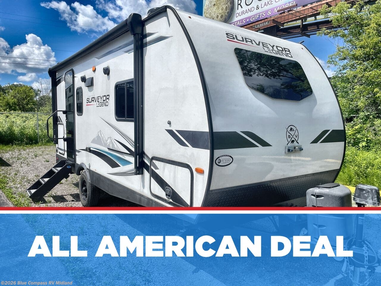 Used 2023 Forest River Surveyor Legend 19RBLE available in Midland, Michigan