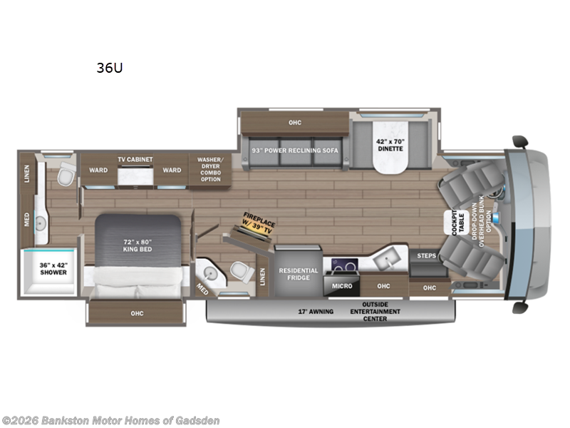 New 2026 Entegra Coach Emblem 36U available in Attalla, Alabama