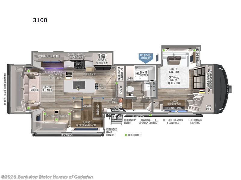New 2026 Brinkley RV Model Z 3100 available in Attalla, Alabama