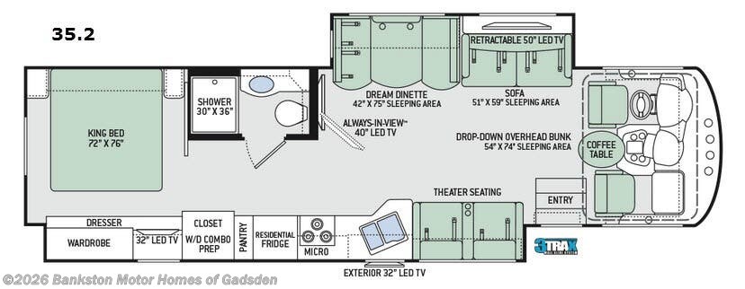 Used 2017 Thor Motor Coach Miramar 35.2 available in Attalla, Alabama