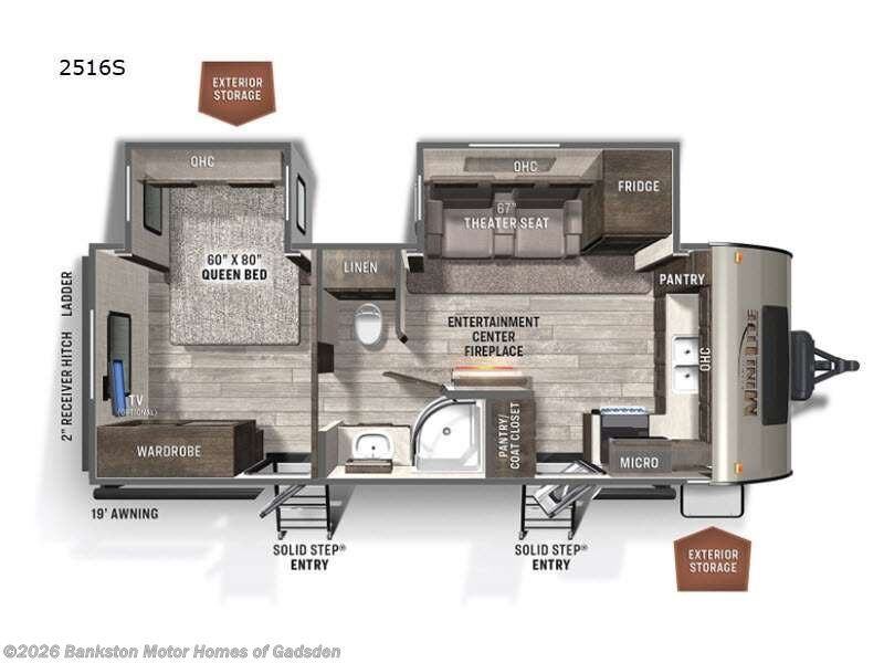 Used 2021 Forest River Rockwood Mini Lite 2516S available in Attalla, Alabama