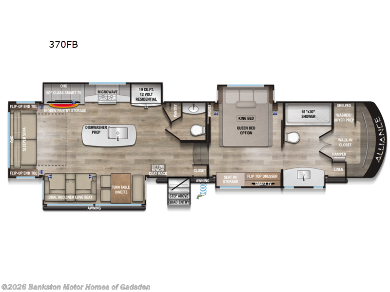 New 2026 Alliance RV Paradigm 370FB available in Attalla, Alabama