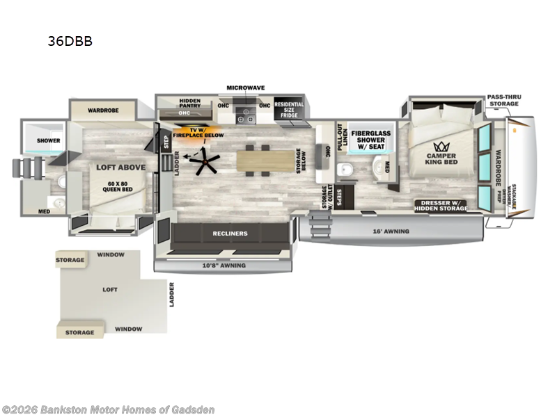New 2026 Forest River Cherokee Sabre 36DBB available in Attalla, Alabama