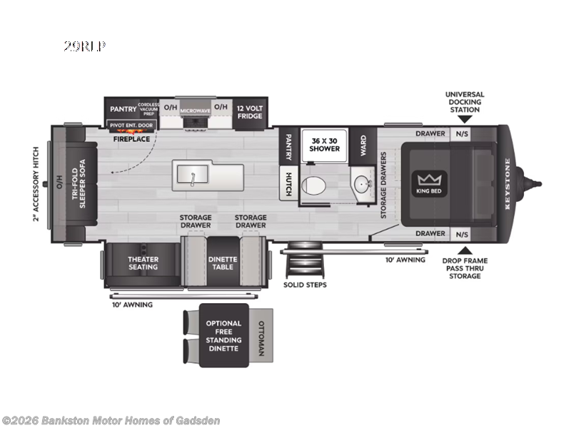 New 2026 Keystone Cougar Half-Ton 29RLP available in Attalla, Alabama