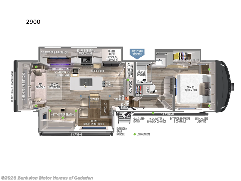 New 2027 Brinkley RV Model Z 2900 available in Attalla, Alabama