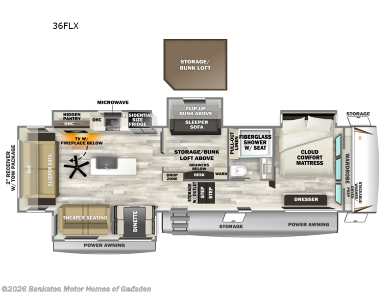 New 2027  Forest River Sabre 36FLX by Forest River from Bankston Motor Homes of Gadsden in Attalla, AL