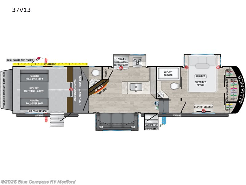 Used 2023 Alliance RV Valor 37V13 available in Medford, Oregon