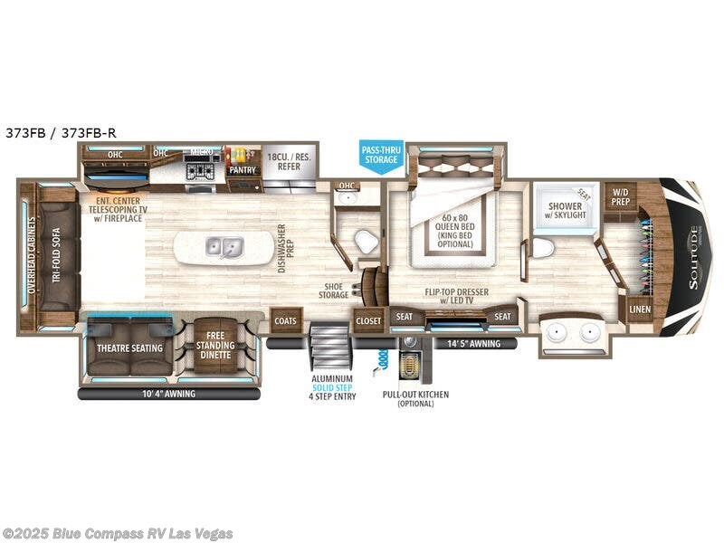 Used 2018 Grand Design Solitude 373FB available in Las Vegas, Nevada