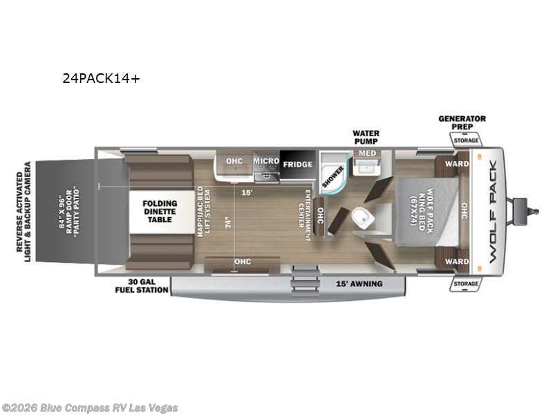 Used 2021 Forest River Cherokee Wolf Pack 24PACK14+ available in Las Vegas, Nevada