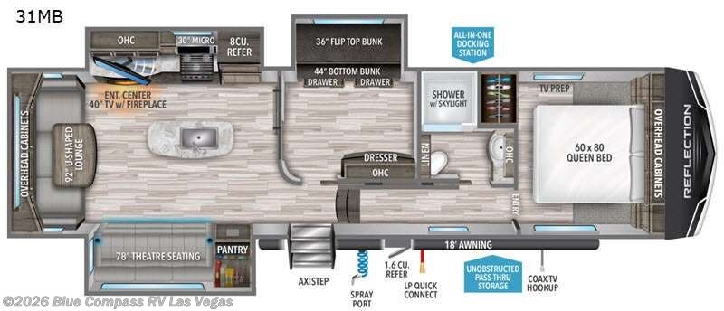 Used 2021 Grand Design Reflection 31MB available in Las Vegas, Nevada